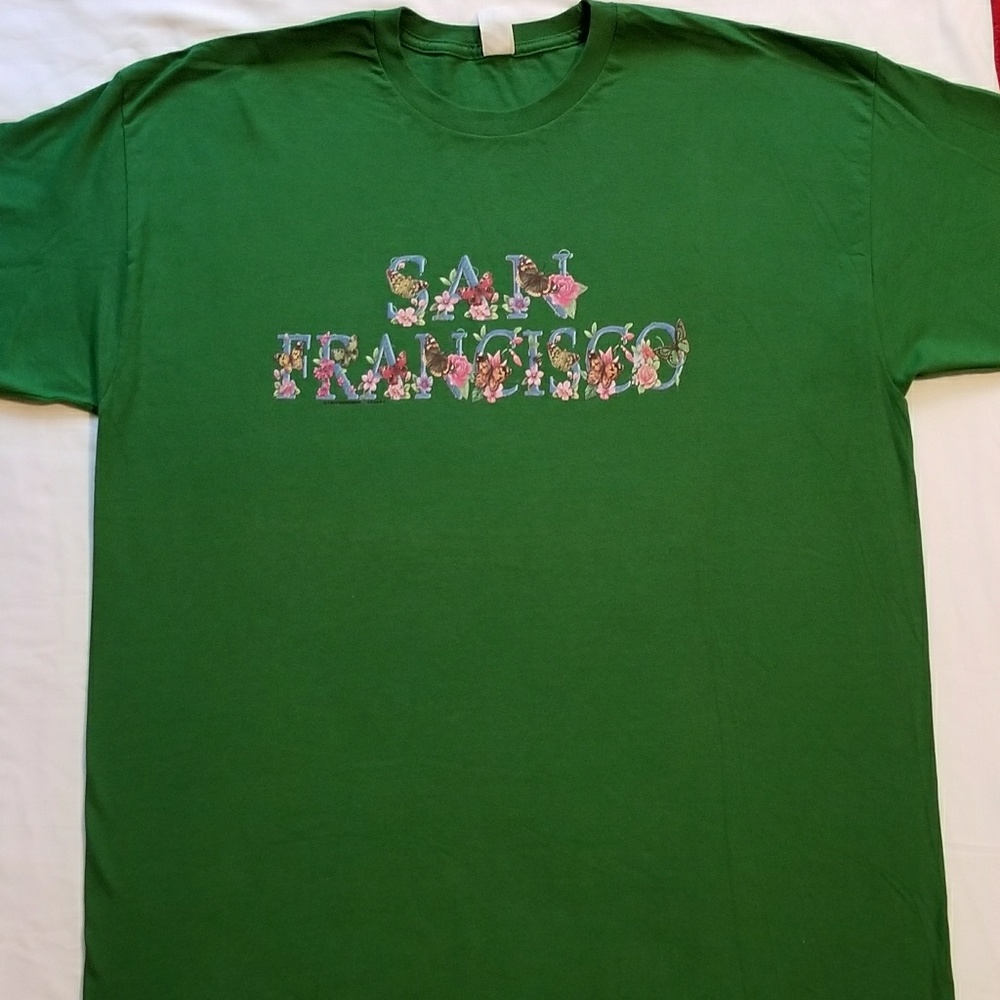 "SAN FRANCISCO" FLORAL TEE.